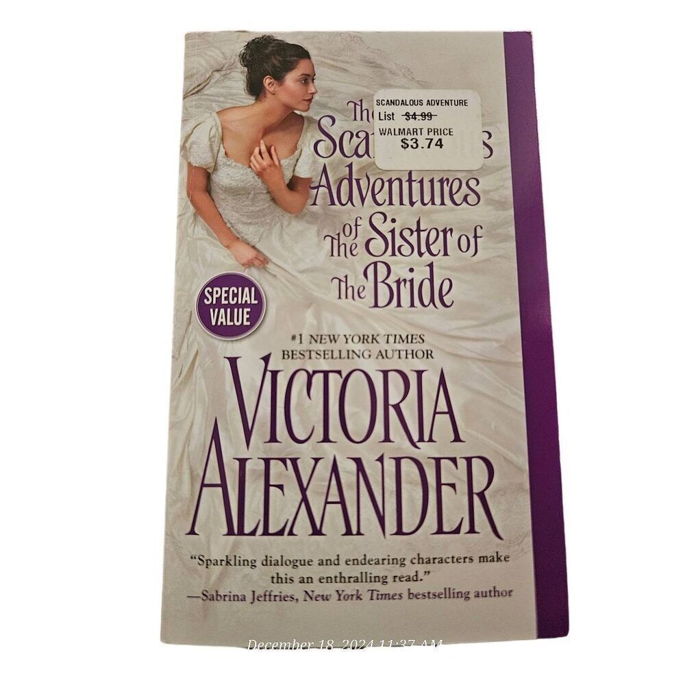 The scandalous adventures of the sister of the bride by Jane Austen zebra books